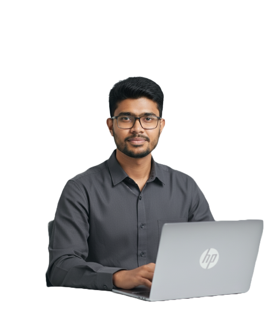 Tonay Mahmud in laptop